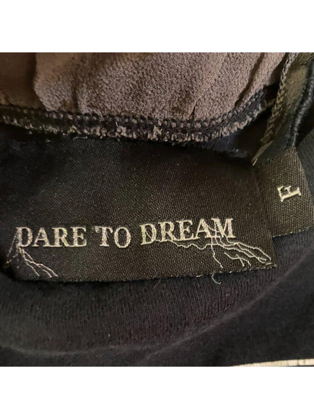 Free People Womens Dare To Dream Gaultier Print Silk Dress Small Black SP EXC - Picture 8 of 12
